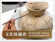 文化財調査 Cultural assets inverstingation